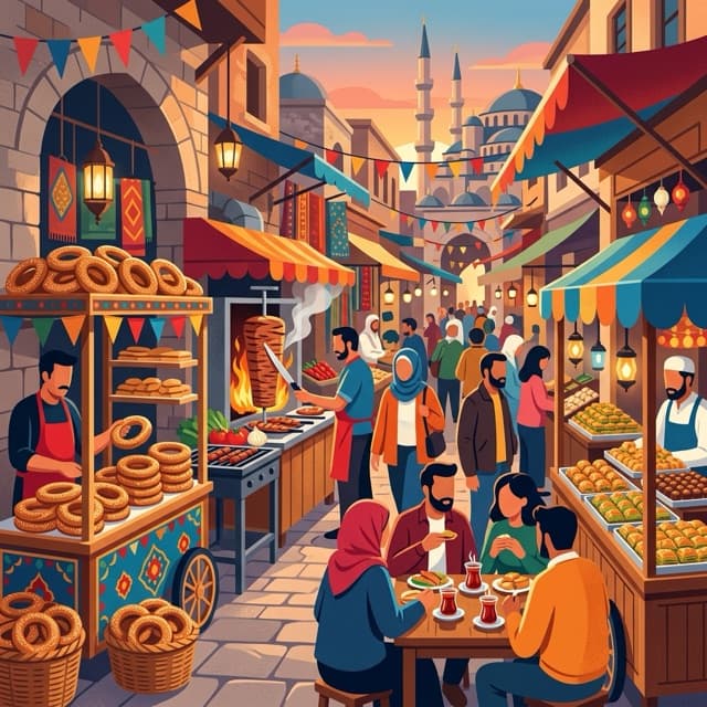Istanbul Streetfood-route