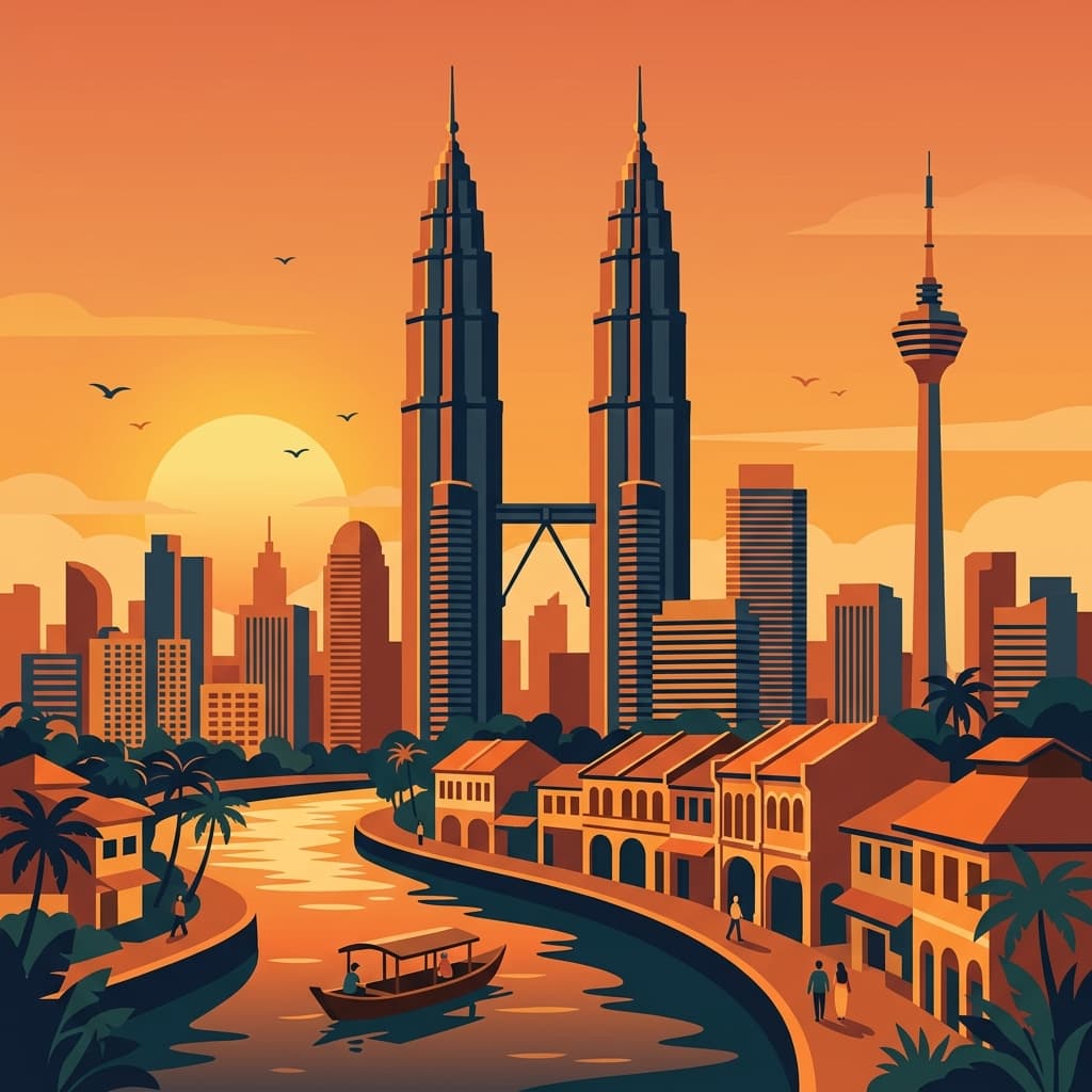 Kuala Lumpur Iconische Hoogtepunten